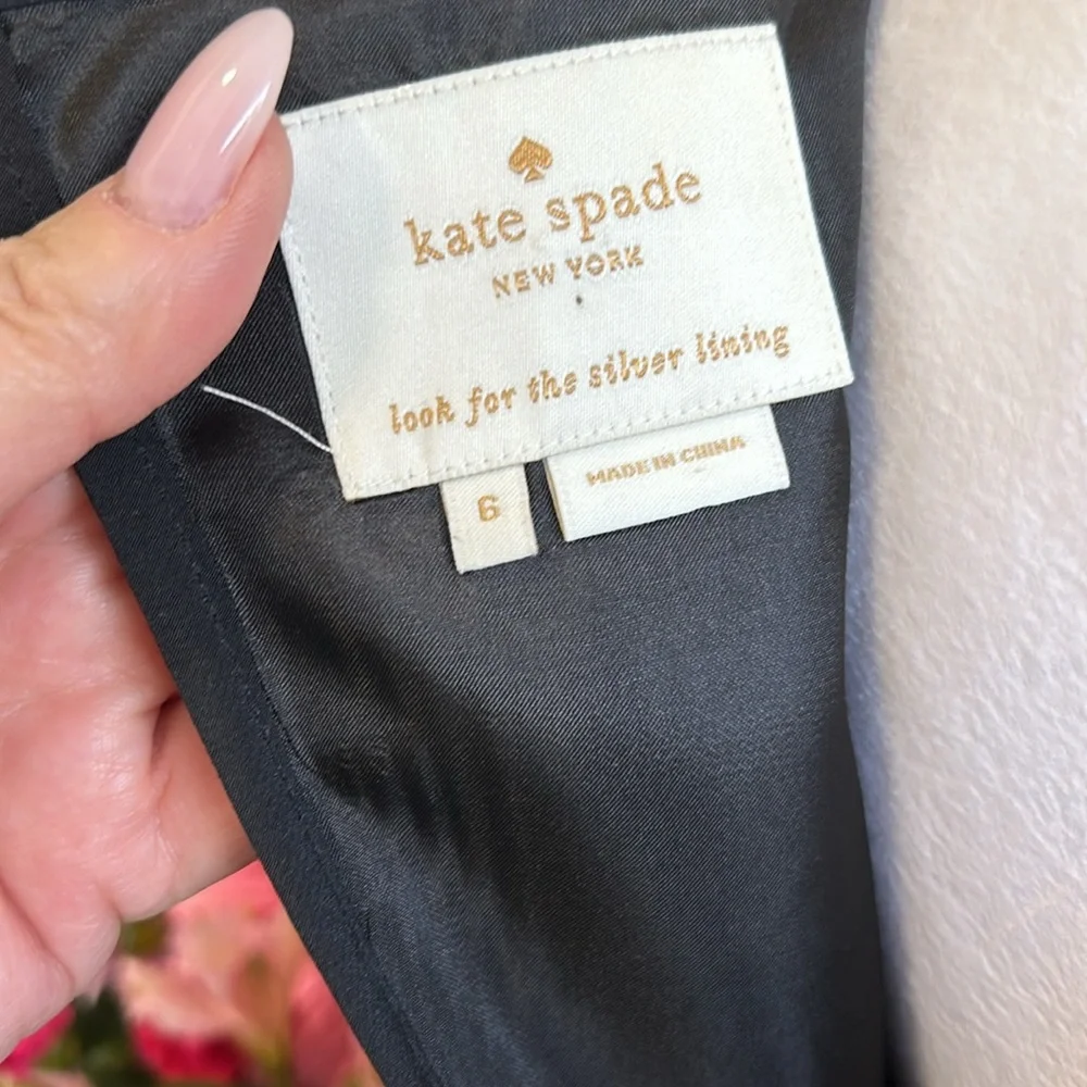 Kate Spade 100% Silk Navy Shift Dress